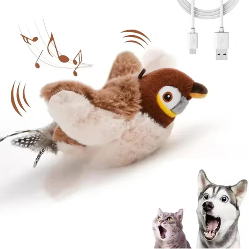 Passarim™ — Pássaro Interativo com Sensor de Movimento e Catnip
