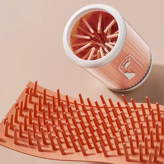 LavaPatas — Copo de Limpeza Portátil e Massageador em Silicone
