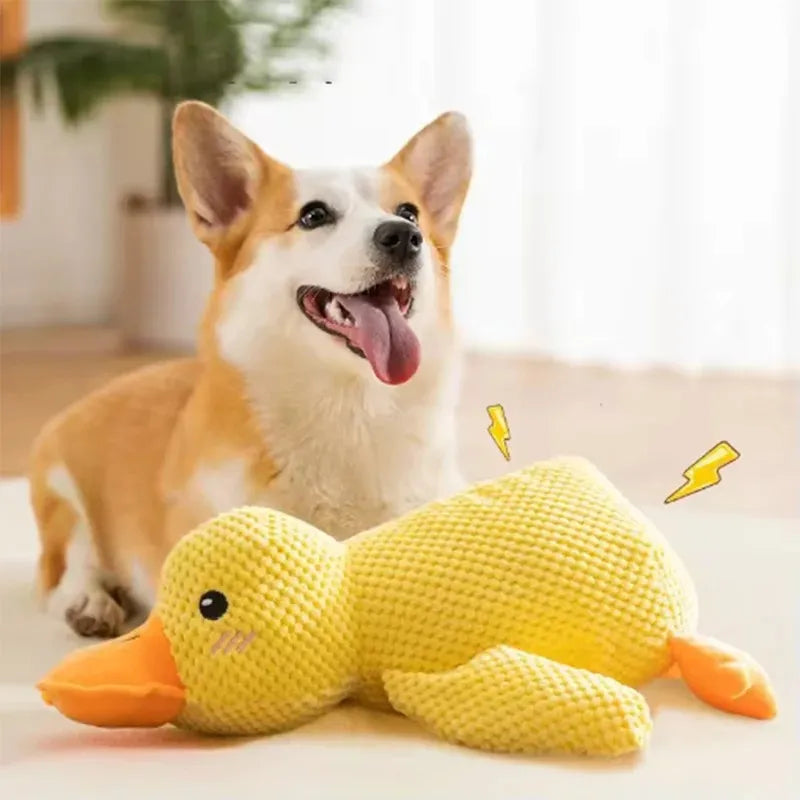 PatoParceiro™ — Pelúcia Anti-Ansiedade e Tédio para Cães