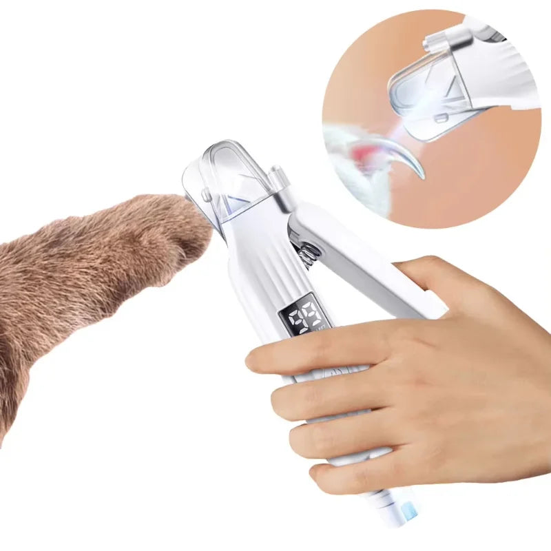 LixaPet™ — Lixador de Unhas Elétrico com Luz LED para Cães e Gatos