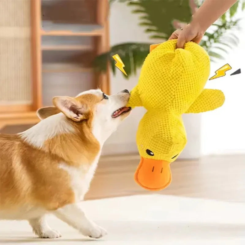 PatoParceiro™ — Pelúcia Anti-Ansiedade e Tédio para Cães