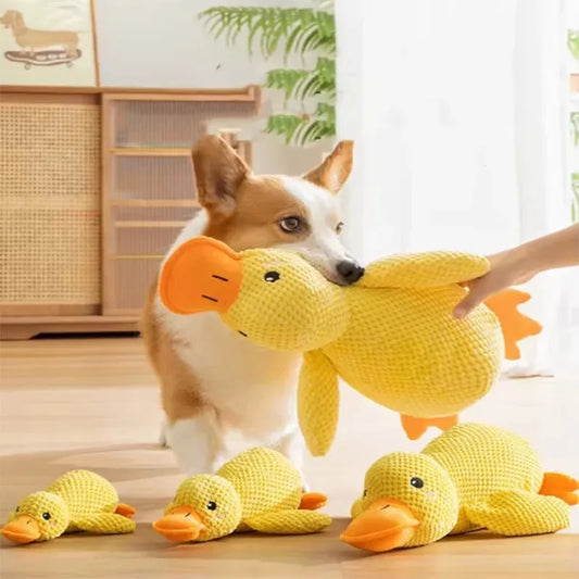 PatoParceiro™ — Pelúcia Anti-Ansiedade e Tédio para Cães