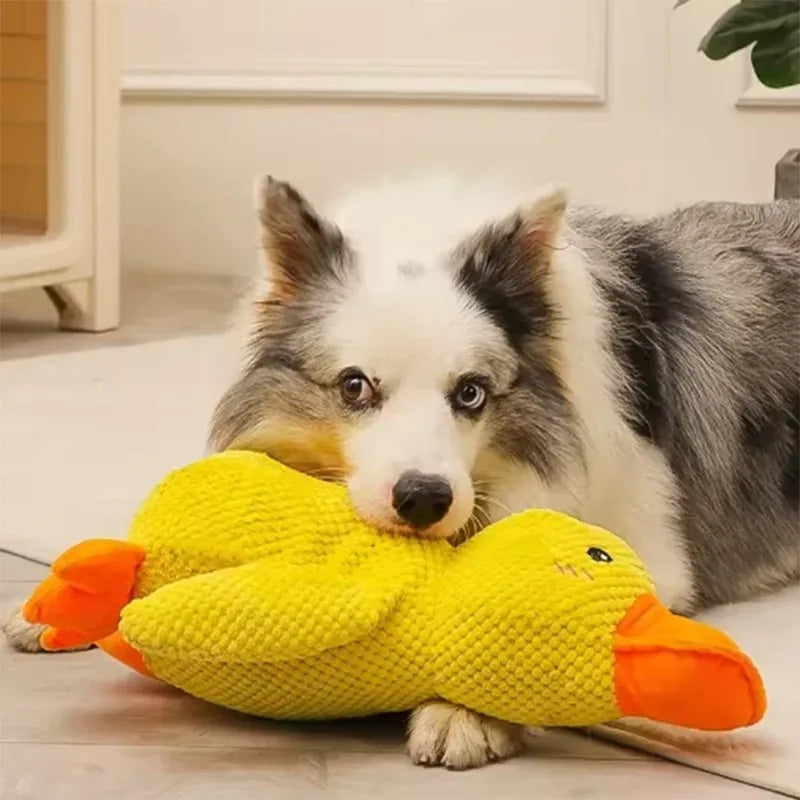 PatoParceiro™ — Pelúcia Anti-Ansiedade e Tédio para Cães